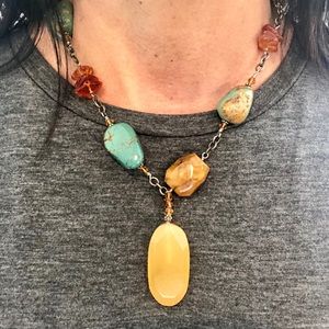 Silpada retired turquoise necklace